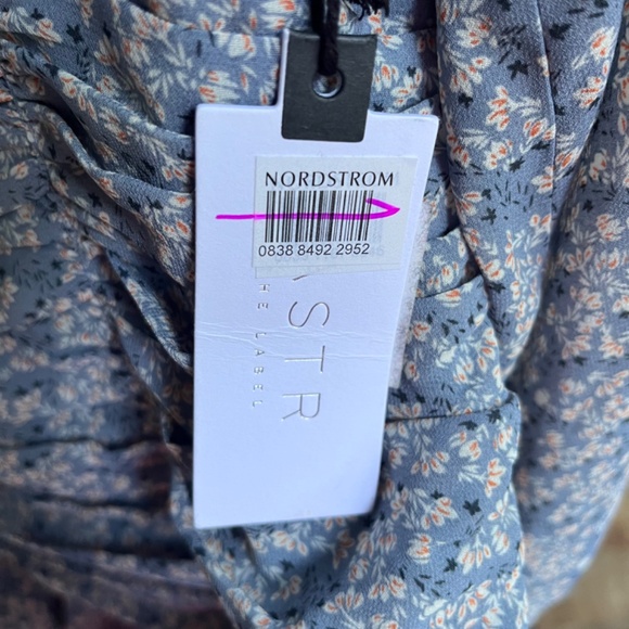 Revolve ASTR Tiered Ruffle Floral Mini Dress  Romantic Prairie Cottagecore S - Picture 13 of 16